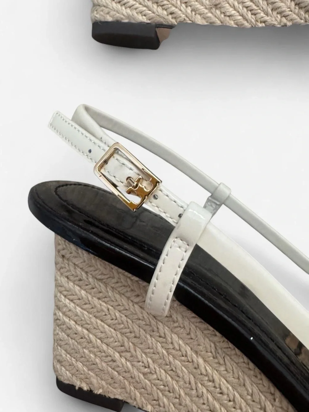 [New] Tory Burch multi strap 75mm wedge sandals US 7